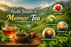 Read more about the article Health Benefits of Munnar High-Grown Tea: What Science Actually Says (2026)