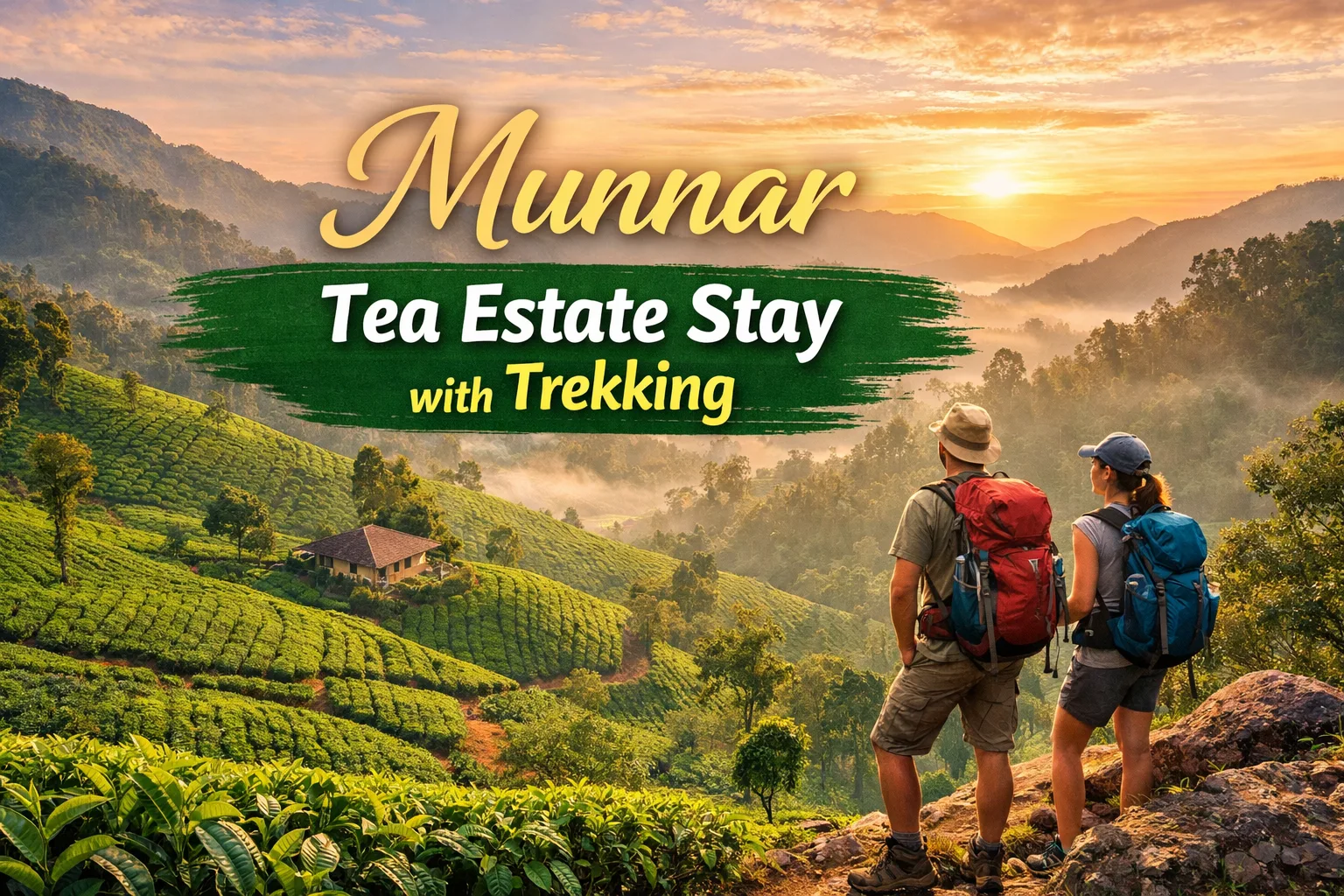 Munnar tea estate stay with trekking