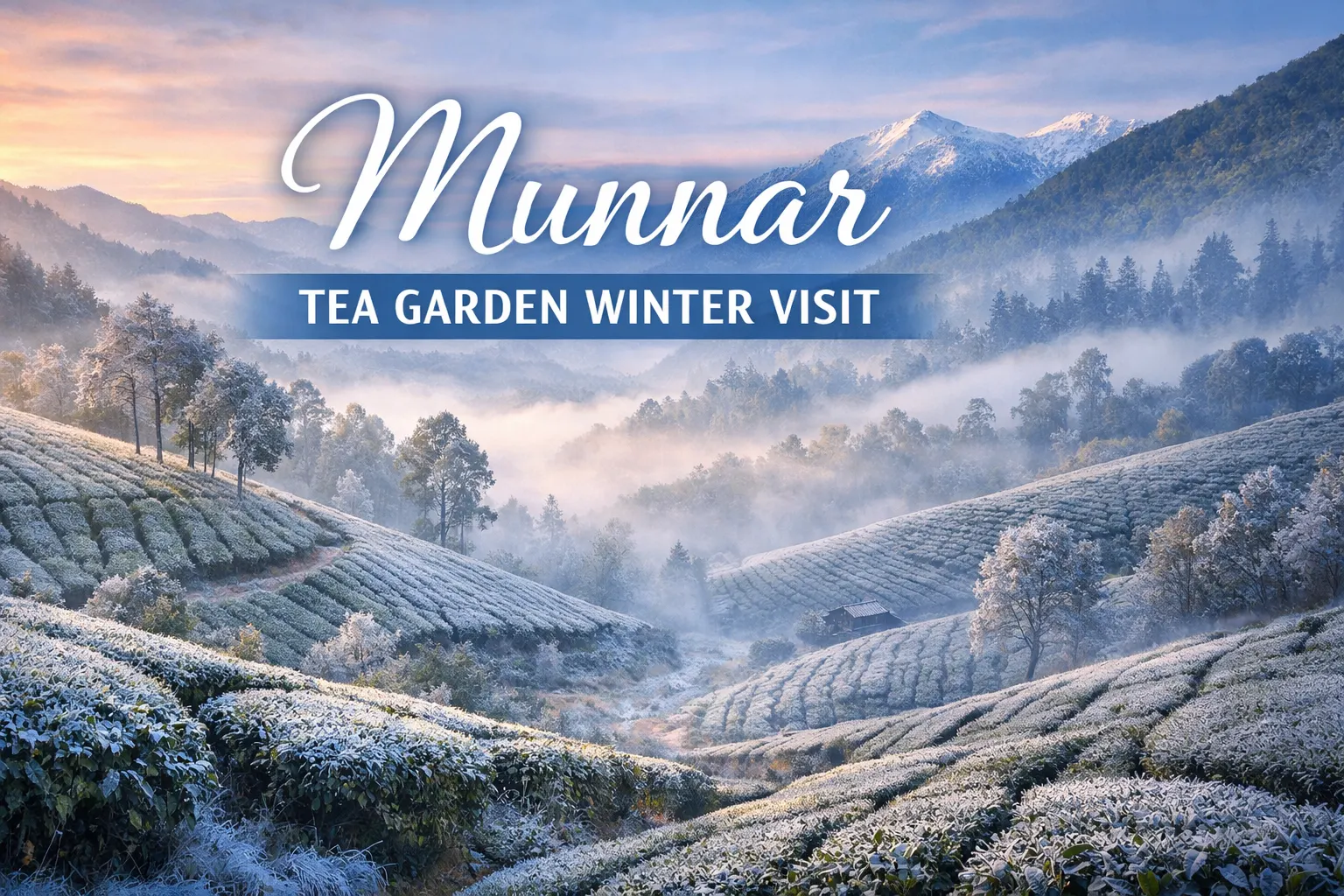 Munnar tea garden winter visit