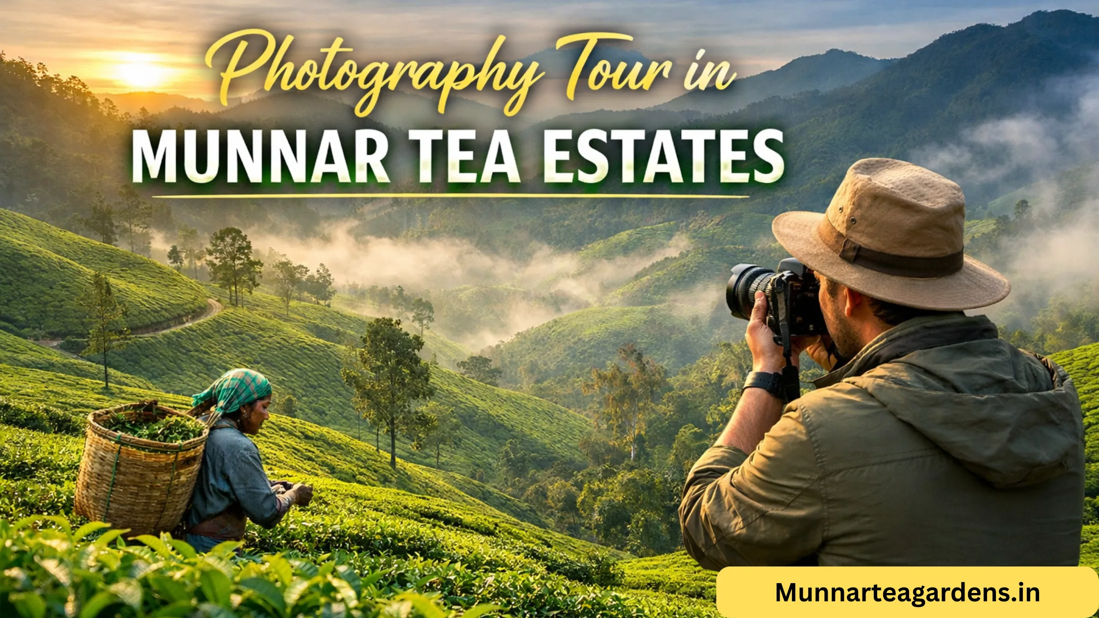 photography tour in munnar tea estates