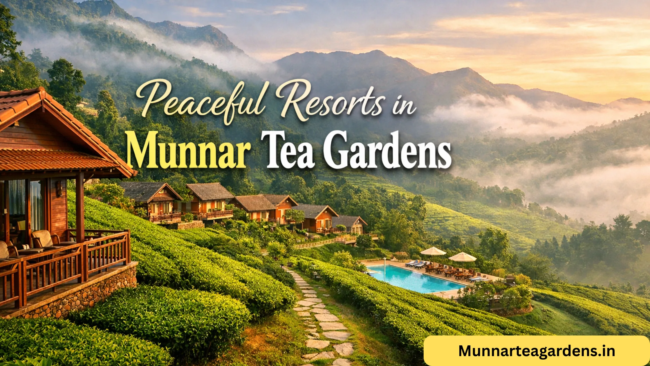 peaceful resorts in munnar tea gardens