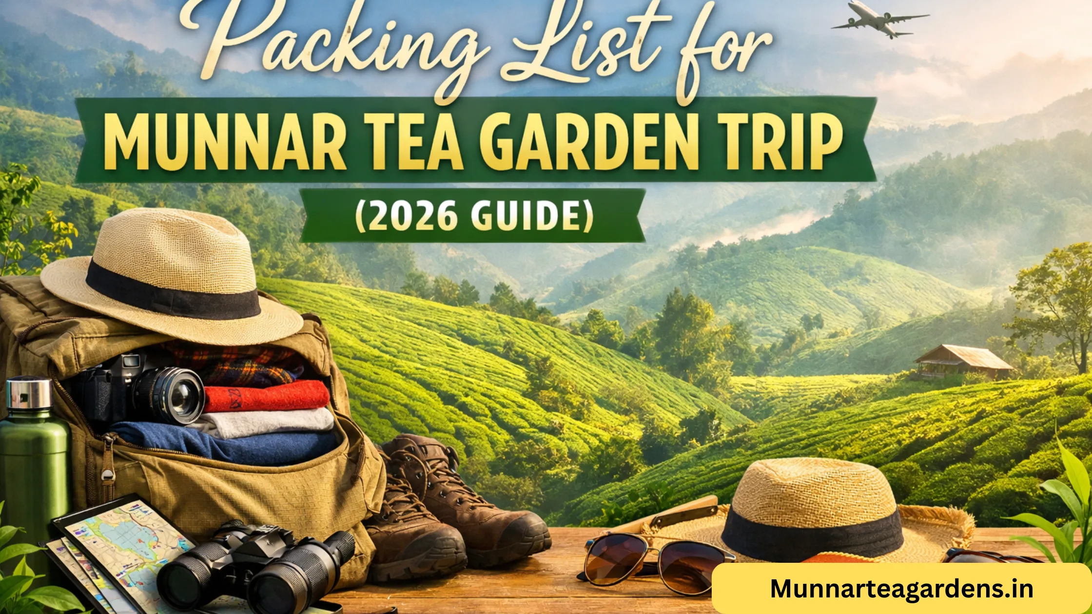 Read more about the article Packing List for Munnar Tea Garden Trip (2026 Guide)