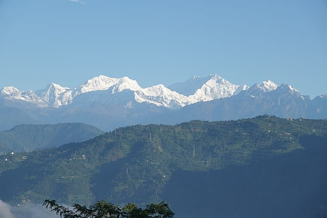 Kangchenjunga from Glenburn Tea Estate