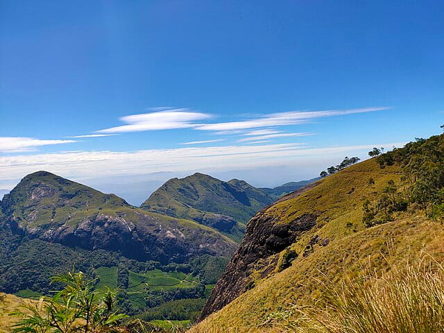 Meesapulimala Hill Trekking route from Munnar base camp.