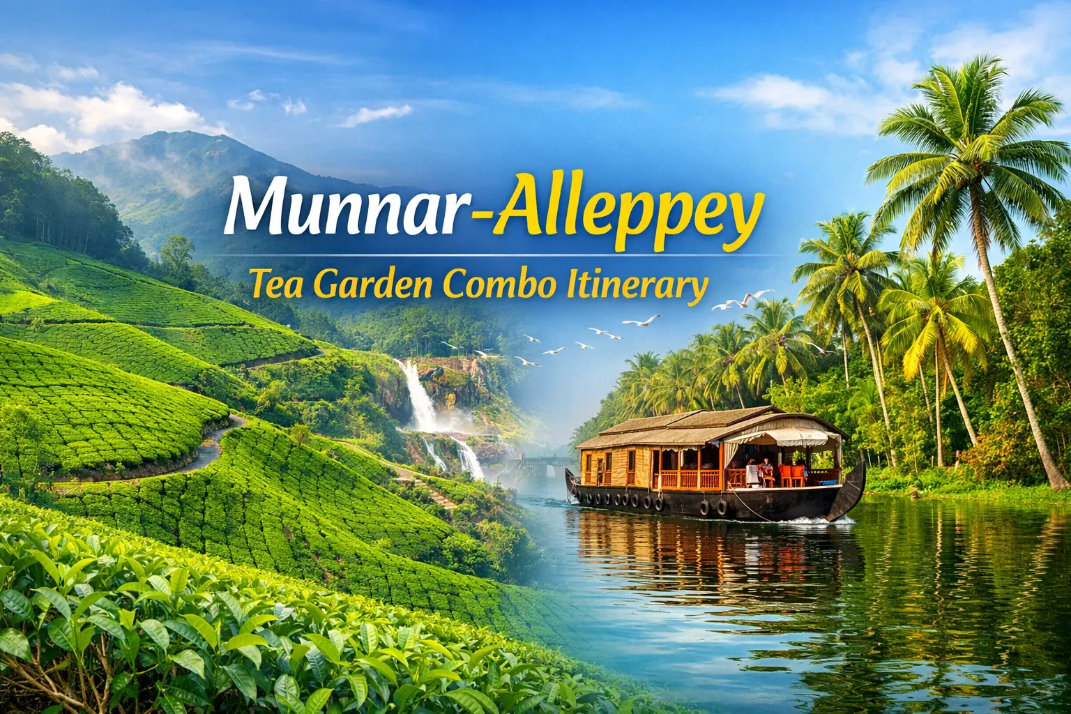 munnar alleppey tea garden combo itinerary