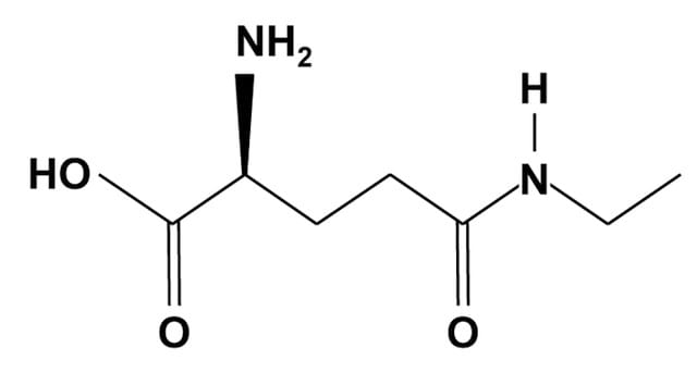 Chemical structures of theanin showing the highest VIP value.