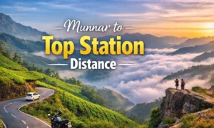 Munnar to Top Station Distance