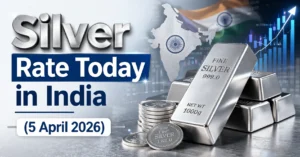 Read more about the article Silver Rate Today in India (5 April 2026): Latest Prices, City-Wise Rates & Market Trends
