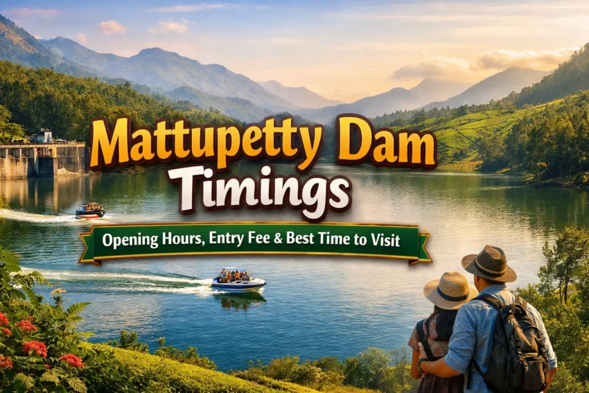 mattupetty dam timings