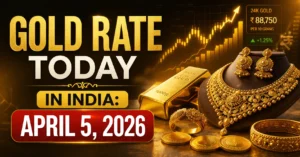 Read more about the article Gold Rate Today in India: April 5, 2026 | 24K at ₹15,093