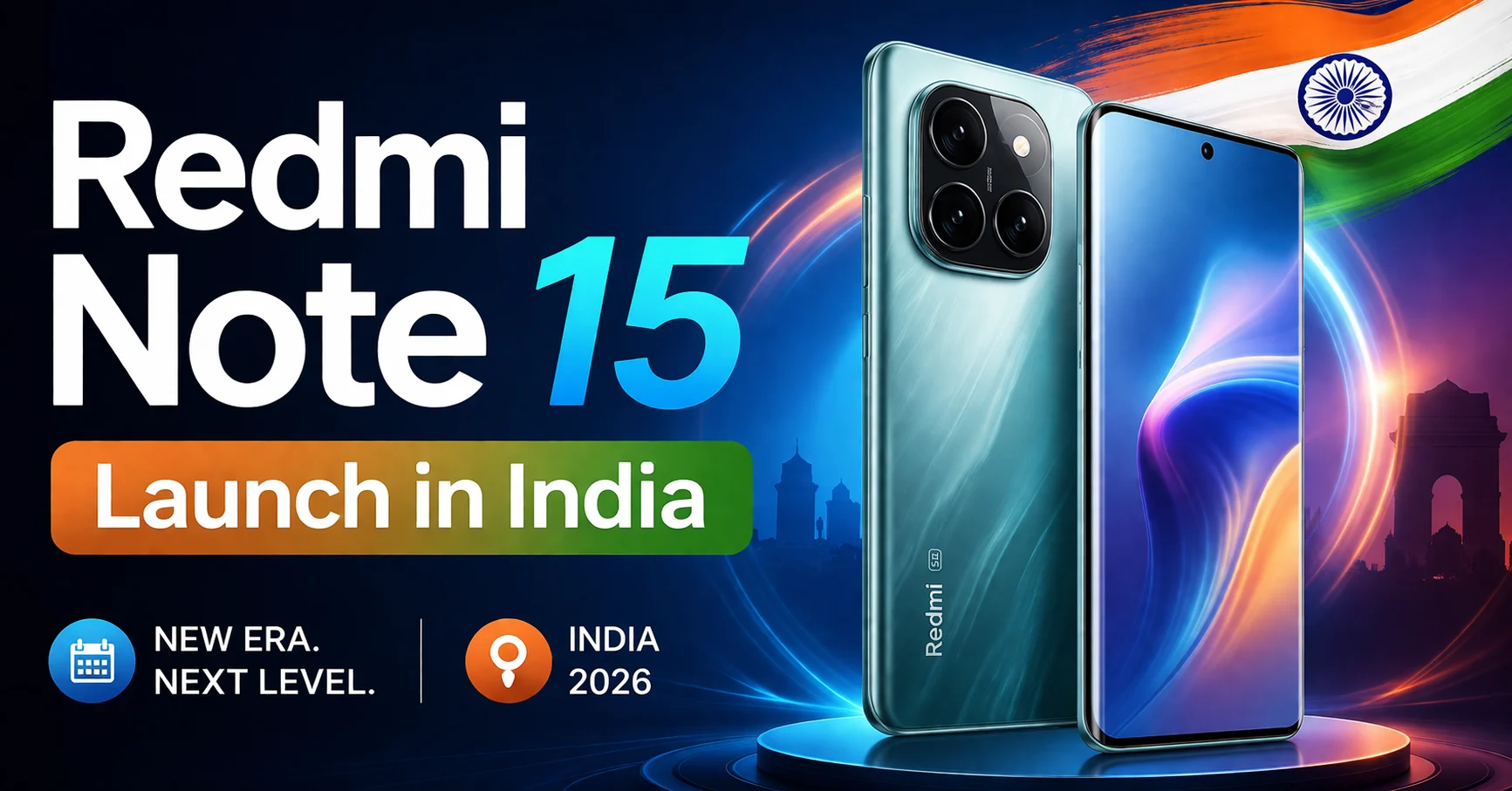 Read more about the article Xiaomi Redmi Note 15 (2026): Price, Full Specs, Features & First Impressions in India