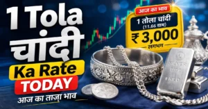 Read more about the article 1 तोला चांदी का रेट | 1 Tola Chandi Ka Rate Today 2026