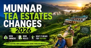 Read more about the article How Munnar Tea Estates Are Changing in 2026: New Owners, New Rules & What It Means for Visitors