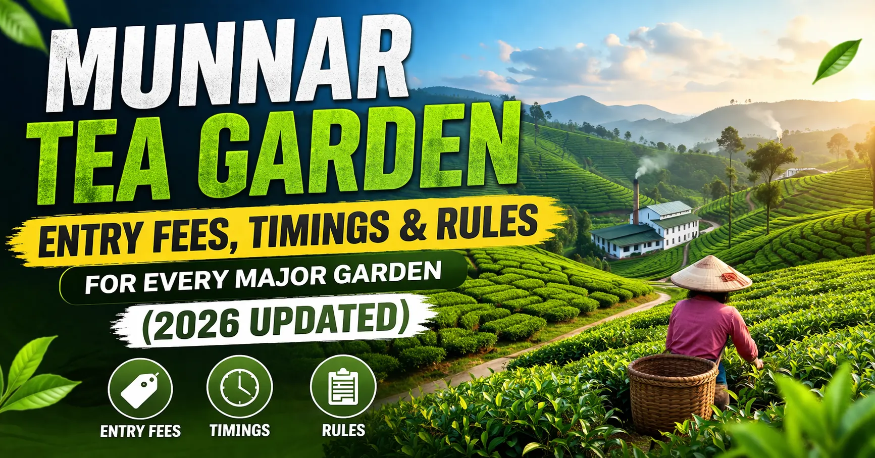 Read more about the article Munnar Tea Garden Entry Fees, Timings & Rules for Every Major Garden (2026 Updated)