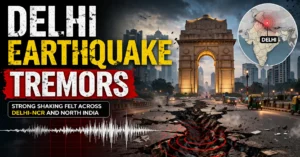 Read more about the article Delhi Earthquake Tremors: Strong Shaking Felt Across NCR After 5.8 Magnitude Quake in Afghanistan