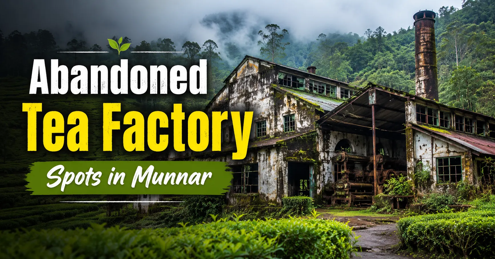 Abandoned Tea Factory Locations in Munnar